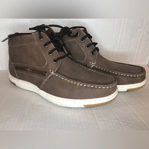 XRAY MENS CASUAL ANKLE LACE UP BROWN SNEAKERS SHOES XR1090 SIZE 9.5